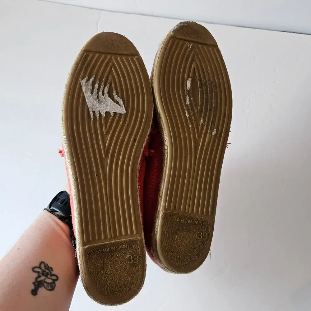 Hunter Adler Espadrille Flats Shoes Slip‎ On Women's 8 Summer Vacation Casual